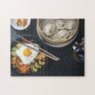 Korean Bibimbap yam yam Food Jigsaw Puzzle