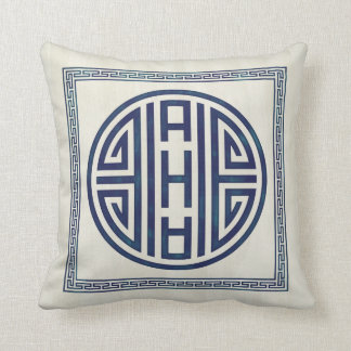 Korean Blue and White Pillow
