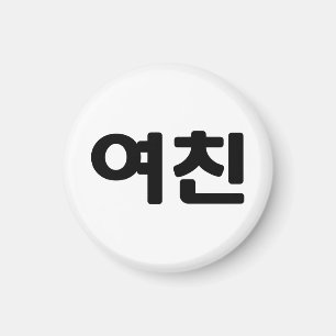 Korean Boyfriend 남친 Namchin   Hangul Language Magnet