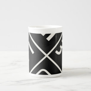 Korean Calligraphy Art" Bone China Mug