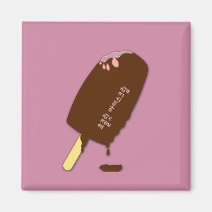 Korean Chocolate Icecream Magnet