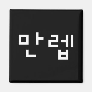 Korean Expert 만렙 Manleb   Hangul Language Magnet