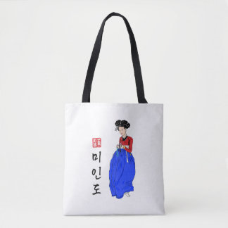 Korean famous painting tote bag