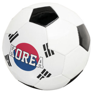 Korean flag soccer ball for team fans and players