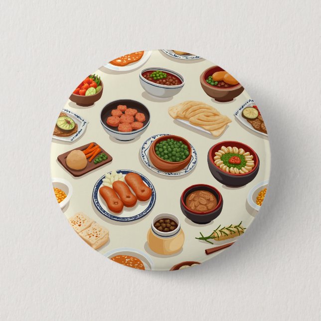 Korean food Button (Front)
