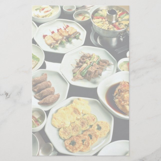 Korean food stationery (Front)