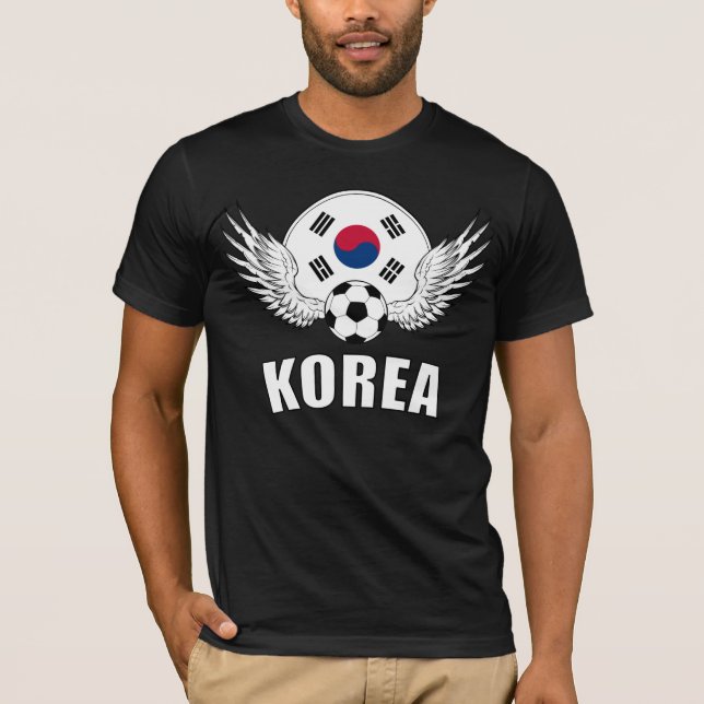 Korean Football Crest (Dark) T-Shirt (Front)