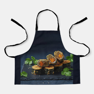 Korean Fried Seaweed Rolls (Kim Mari) Apron