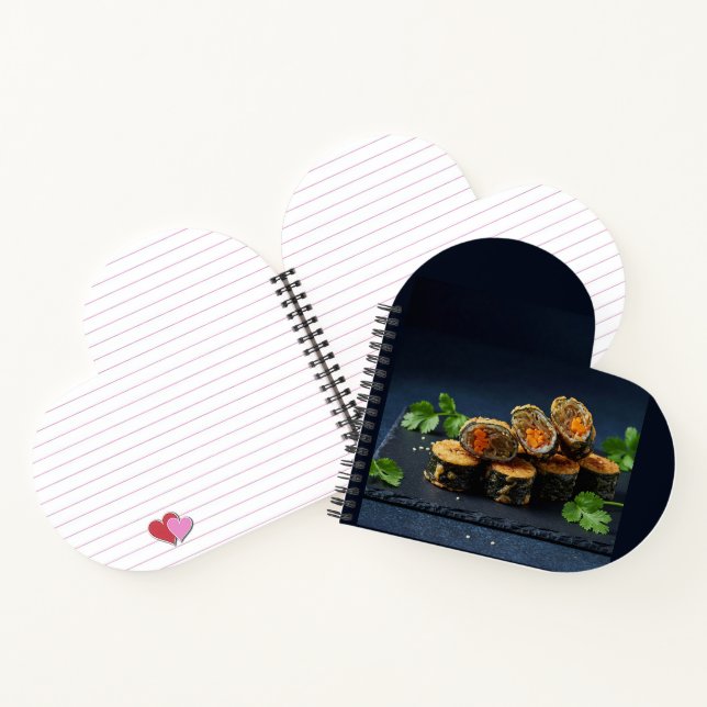 Korean Fried Seaweed Rolls (Kim Mari) Notebook (Inside)