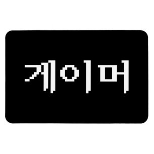 Korean Gamer 게이머 Magnet