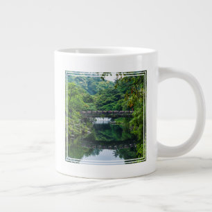 Korean Garden And Bridge Large Coffee Mug