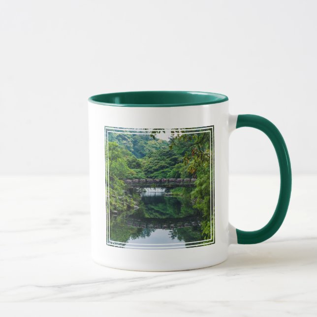 Korean Garden And Bridge Mug (Right)