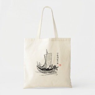Korean hangeul illustration unique style tote bag
