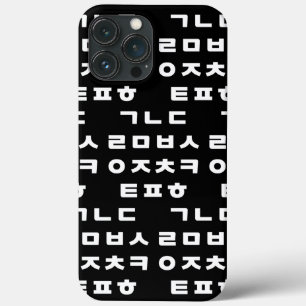 Korean   Hangul Alphabet Case-Mate iPhone Case