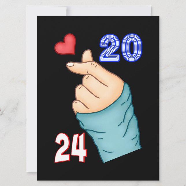 Korean Heart 2024 Announcement (Front)