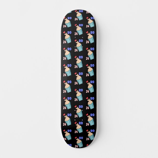 Korean Heart 2024 Skateboard (Front)