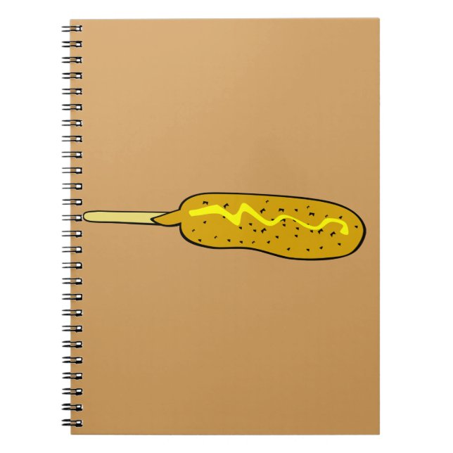 Korean Hotdog Corn dog Notebook (Front)