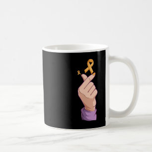 Korean K Pop Costume Childhood Cancer Awareness Bo Coffee Mug