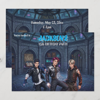 Korean K-Pop Inspired Birthday Invitation