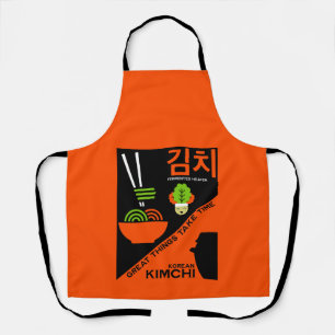 Korean Kimchi Kitchen Art Apron