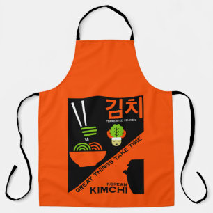 Korean Kimchi Kitchen Art Apron