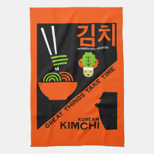 Korean Kimchi Kitchen Art Tea Towel