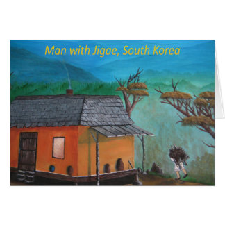 Korean Man Carrying Wood (Jigae)