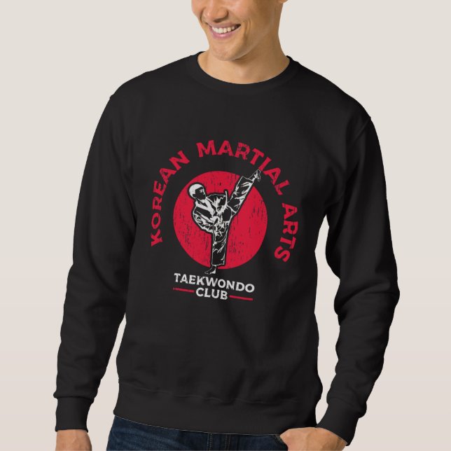Korean Martial Taekwondo Club Sweatshirt (Front)