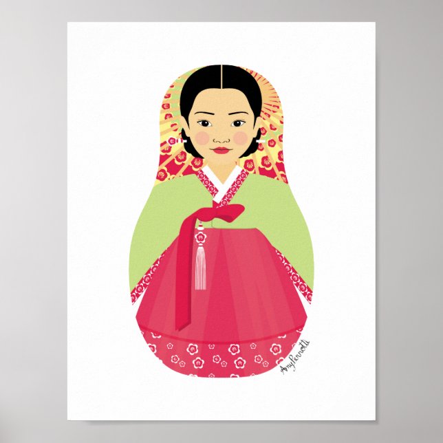 Korean Matryoshka Poster (Front)