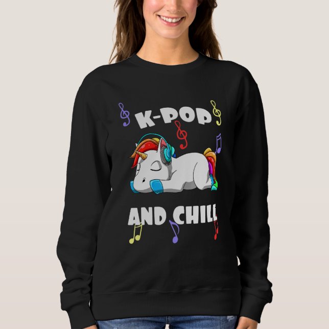 Korean Music K-Pop Unicorn Sweatshirt (Front)