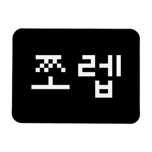 Korean Newb 쪼렙 Jjoleb   Hangul Language Magnet