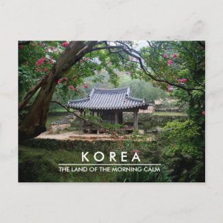 Korean pavilion postcard for postcrossing