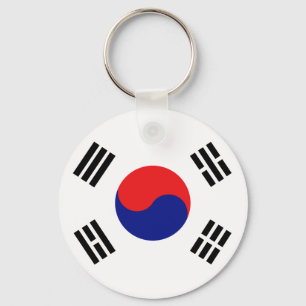 Korean Republic flag of South Korea Tees and gifts Key Ring