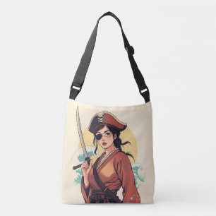 Korean Retro Pirate Art Crossbody Bag