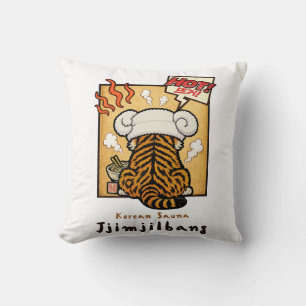 Korean Sauna Jjimjilbang Tiger  Cushion