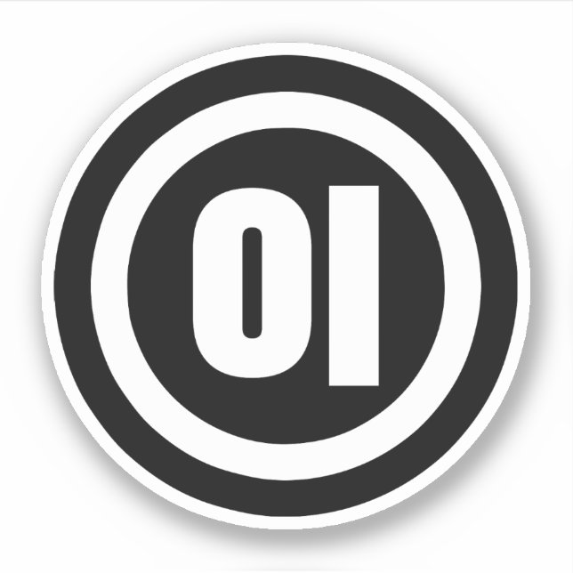 Korean Sino Number 2 Two 이 【I】 Hangul (Front)