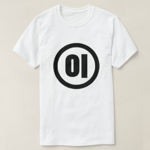 Korean Sino Number 2 Two 이 【I】 Hangul T-Shirt