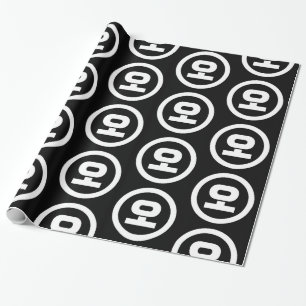 Korean Sino Number 5 Five 오 【O】 Hangul Wrapping Paper