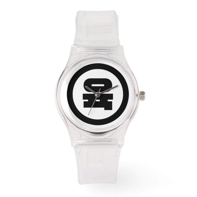Korean Sino Number 6 Six 육 【Yuk】 Hangul Watch (Front)