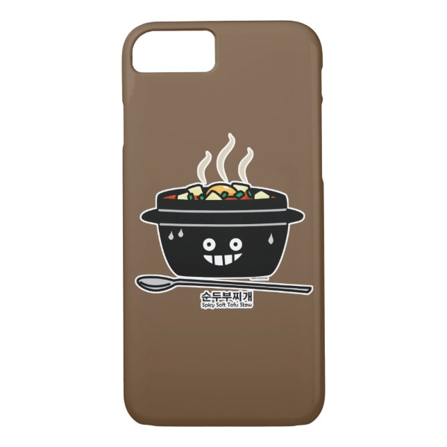 Korean Spicy soft Tofu Stew soup Sundubu jjigae Case-Mate iPhone Case (Back)