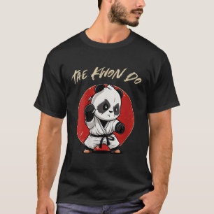 Korean Taekwondo Panda Tkd Korean Mial T-Shirt