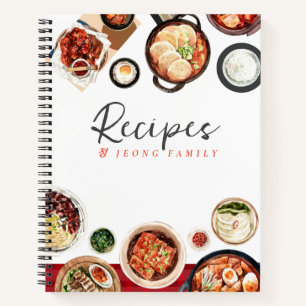 Korean Theme Recipe Book