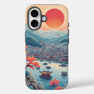 Korean traditional landscape painting phone case