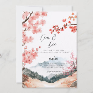 Korean Traditional Wedding Invitation
