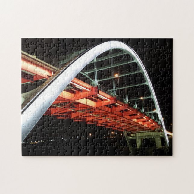 Korean Veterans Bridge Nashville Tn Jigsaw Puzzle (Horizontal)