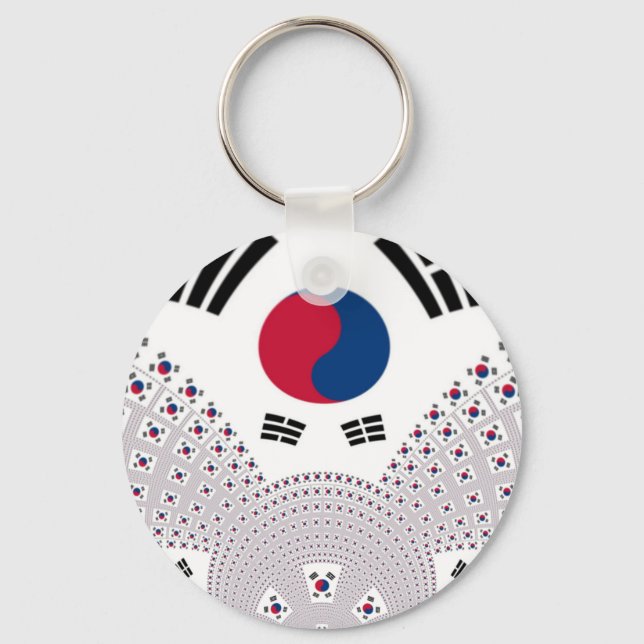 Korean Vibes: A Message of Peace Key Ring (Front)