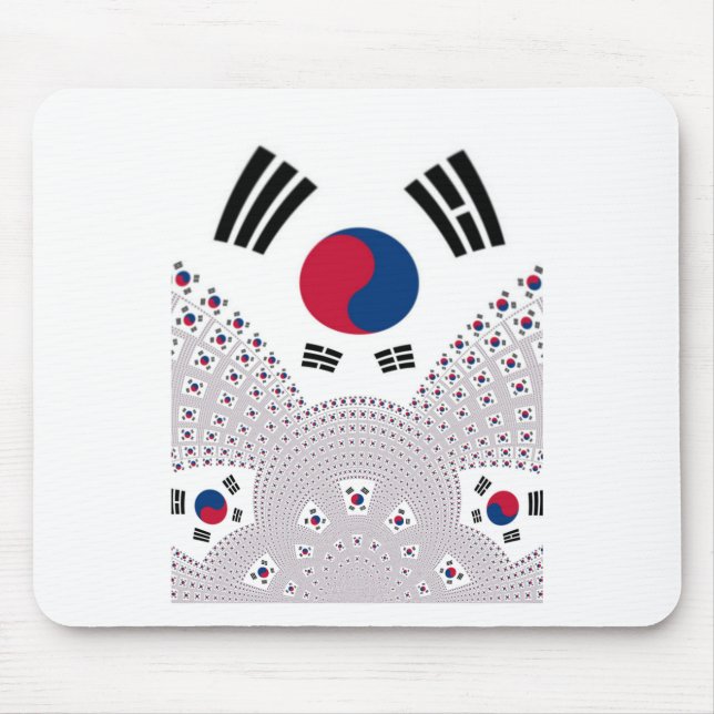 Korean Vibes: A Message of Peace Mouse Pad (Front)