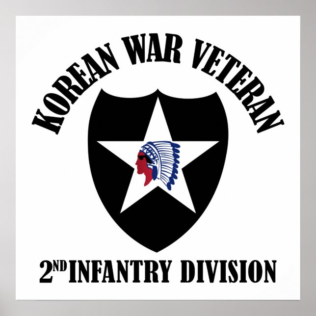 Korean War Veteran - 2nd ID Poster (Front)