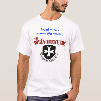 Korean War veteran - Borinqueneers T-shirt