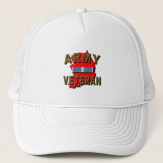 Korean+War Veteran Service Ribbon, ARMY Trucker Hat